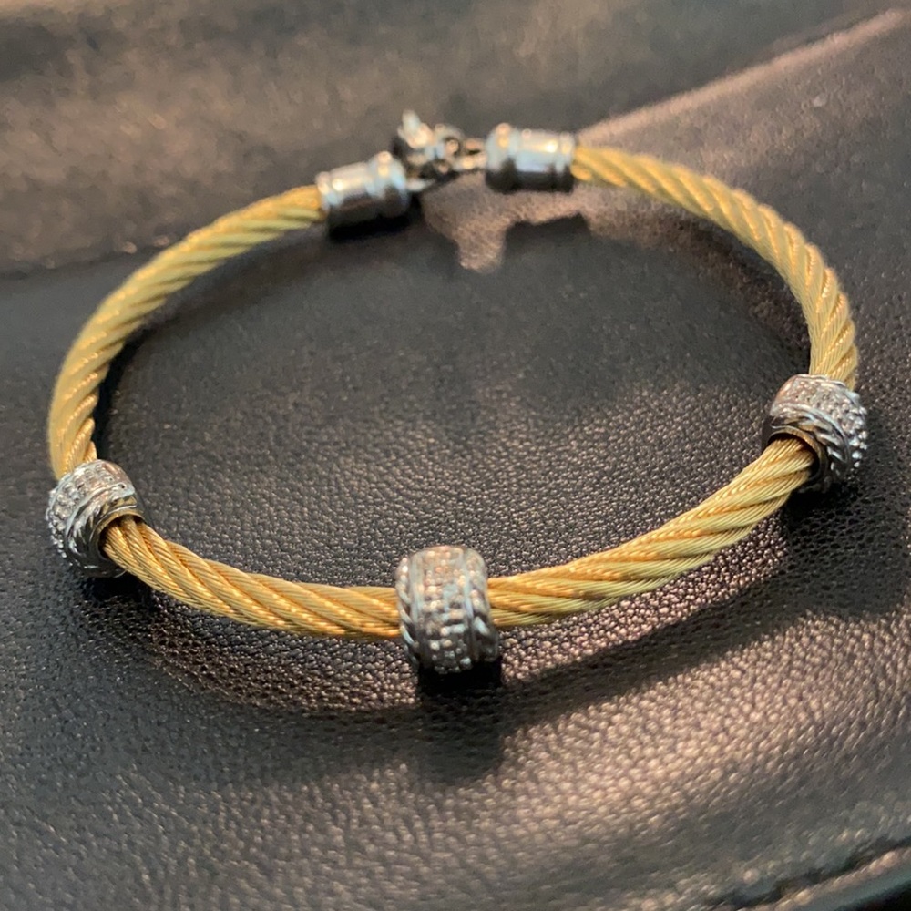 Two-Tone Stackable Bracelet - image 3